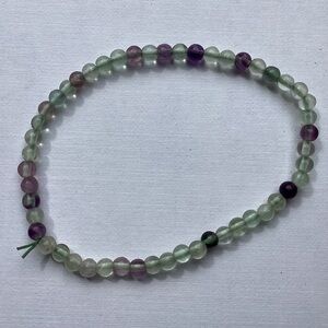 New Fluorite Crystal Bracelet Handmade Gem Healing Spirituality Bohemian Hippie